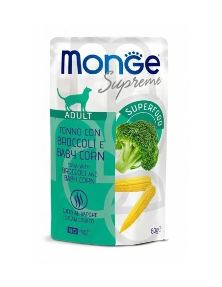 Monge Supreme konservai katėms su tunu, brokoliais ir mini