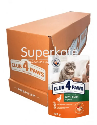 Club 4 paws konservai katėms