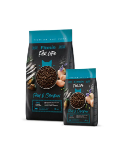 Fitmin for Life Fish & Chicken sausas maistas suaugusioms