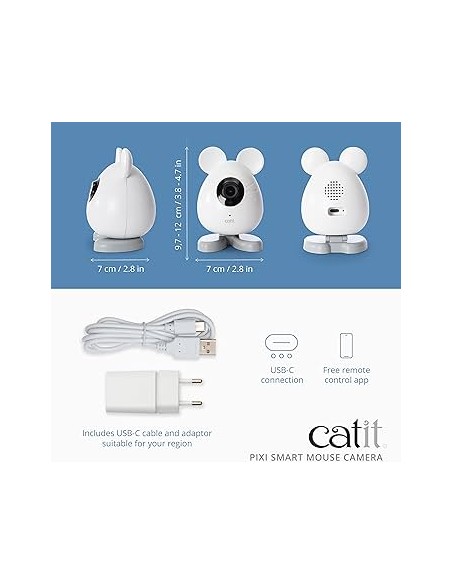 Catit Pixi išmanioji pelės formos kamera