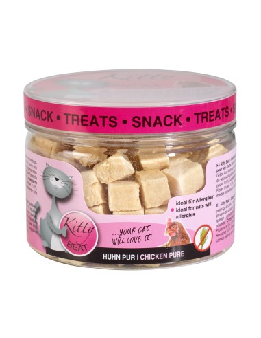 Liofilizuotos mėsos skanėstai Kitty Beat vištienos krūtinėlė, 35g