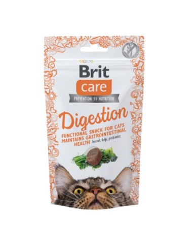 Brit Care Digestion begrūdžiai skanėstai katėms, 50 g