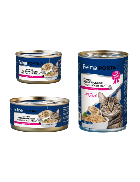Feline porta begrūdžiai konservai su vištiena 90 - 400g