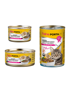 Feline porta konservai su tunu ir alijošiumi 90 - 400g