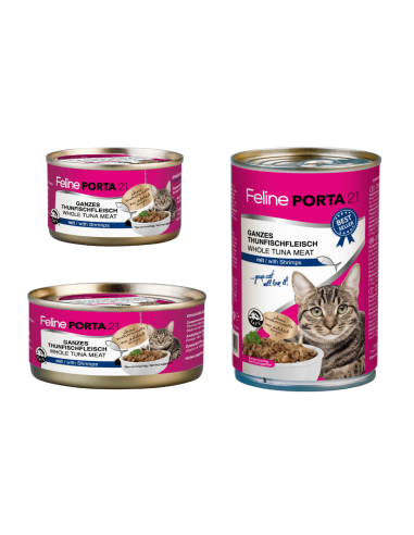 Feline porta konservai su tunu ir krevetėmis 90 - 400g