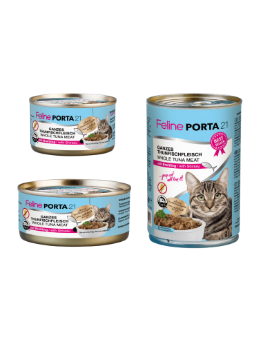 Feline porta konservai su tunu ir ledžuve 90 - 400g