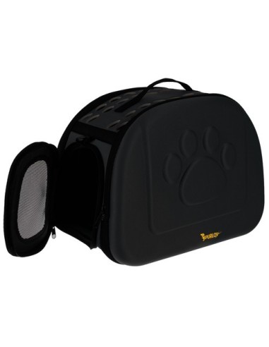 Purlov transportavimo krepšys standžiais šonais šunims ir katėms