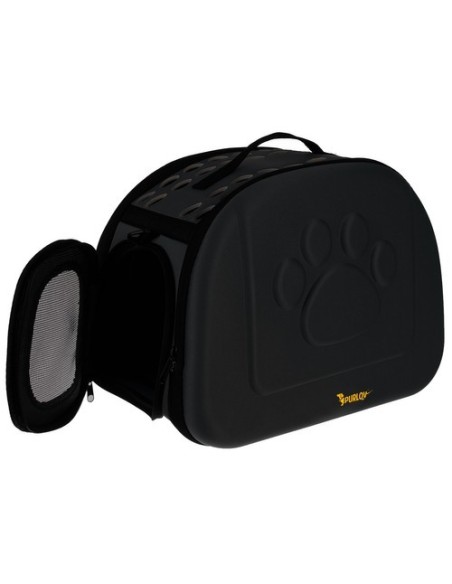 Purlov transportavimo krepšys standžiais šonais šunims ir katėms