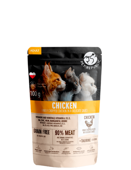 Pet Republic begrūdžiai konservai suaugusioms katėms su