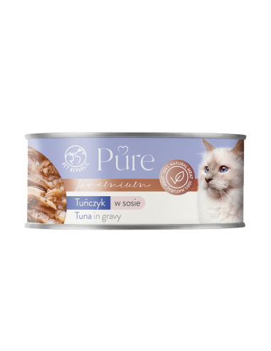 Pet Republic Pure plėšyto tuno filė padaže 80g