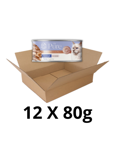 Pet Republic Pure plėšyto tuno filė padaže 80g