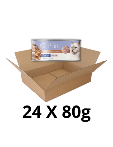 Pet Republic Pure plėšyto tuno filė padaže 80g