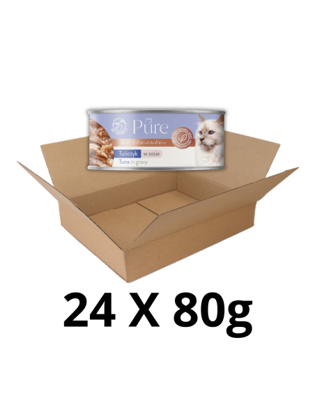 Pet Republic Pure plėšyto tuno filė padaže 80g