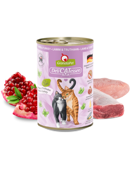 GranataPet DeliCATessen paštetas katėms su ėriena ir kalakutiena