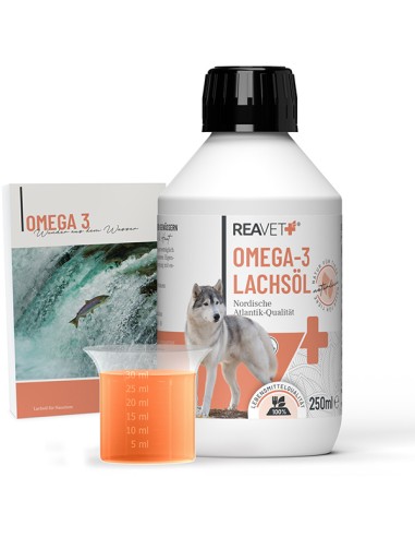 ReaVET omega-3 lašišų aliejus šunims ir katėms