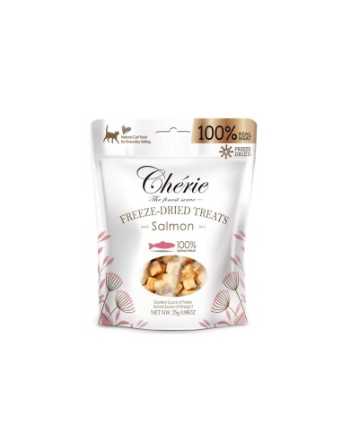 Cherie liofilizuotos lašišos skanukai katėms, 25g