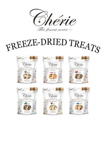 Cherie liofilizuotų ėrienos kepenų skanukai katėms, 25g