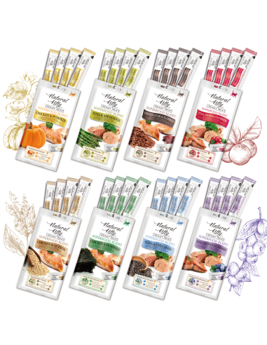 Natural kitty kreminiai skanėstai katėms su vištiena ir quinoa