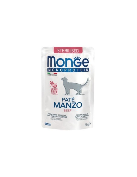 MONGE Monoprotein vieno baltymo konservai sterilizuotoms katėms