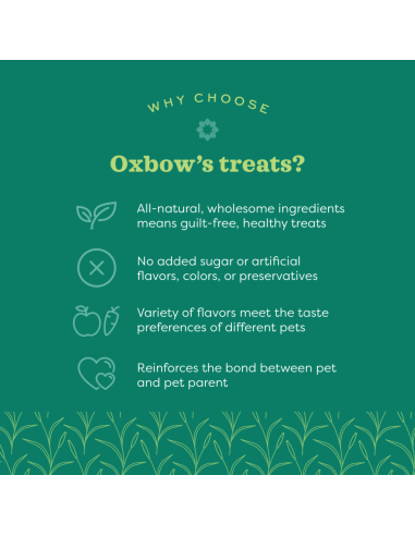 Oxbow Simple Rewards - kepti skanėstai graužikams su morkomis