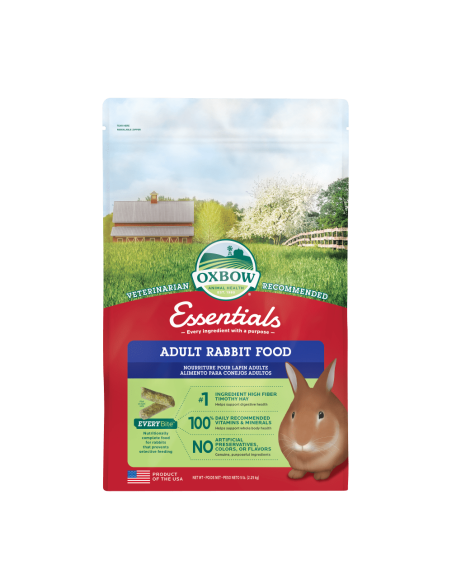 Oxbow Essentials Adult Rabbit visavertis maistas suaugusiems triušiams