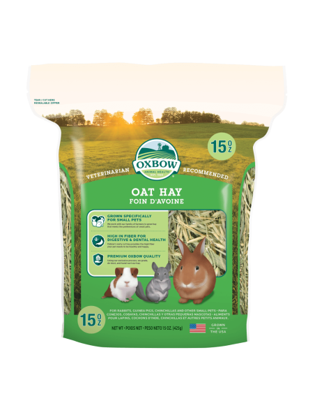 OXBOW Avižų šienas graužikams, 425g