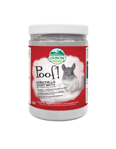 Oxbow POOF! Chinchilla Dust Bath šinšilų prausimosi dulkės, 1,13kg