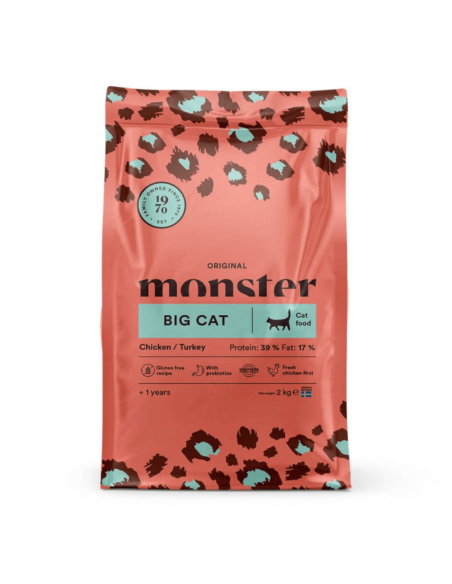 Monster Big Cat Sausas maistas stambių veislių katėms