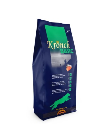 Kronch Basic sausas maistas su lašiša...