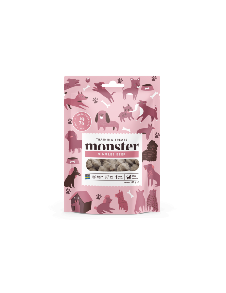 Monster skanėstai dresūrai su jautiena šunims, 100g