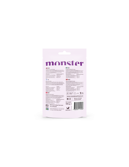 Monster skanėstai šunims su antiena ir burokėliais, 100g