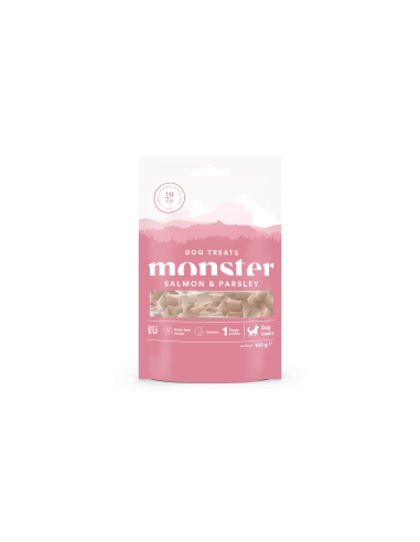 Monster skanėstai šunims su lašiša ir...