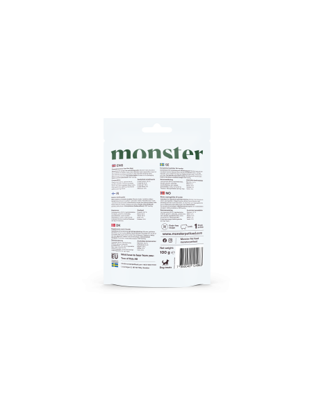 Monster skanėstai šunims su ėriena ir mėtomis, 100g