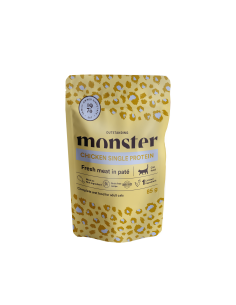 Monster vieno baltymo konservai katėms Chicken su vištiena 85g
