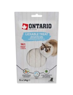 Ontario Lickable Treat skanėstas tyrelė su tunu ir lašiša, 5x14g