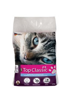 TOP Classic bentonitinis mažo dulkumo kraikas, 14kg