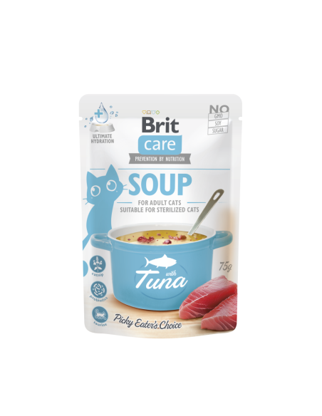 Brit Care Cat Soup Tuna sriuba su tunu katėms 75 g