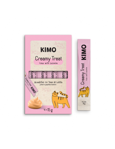 Kimo Cat Creamy Tuna Salmon tyrelės...
