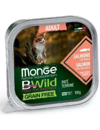 Monge BWild paštetas sterilizuotoms...