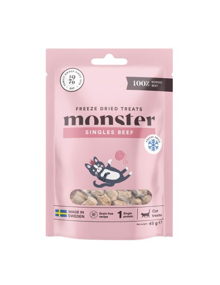 Monster Freeze Dried liofilizuotos jautienos skanėstai katėms