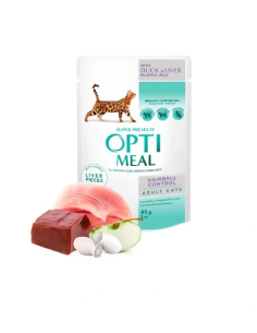 Optimeal Hairball Control konservai katėms su antiena