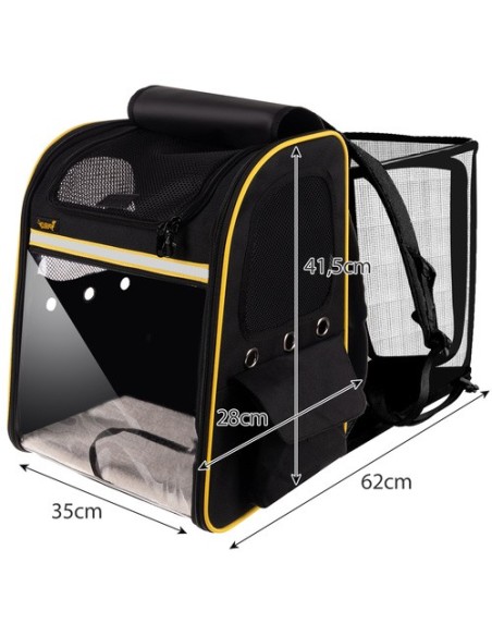 Transformuojama kuprinė augintiniui su terasa