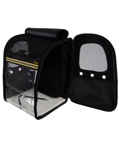 Transformuojama kuprinė augintiniui su terasa