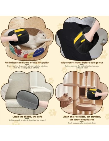 Pirštinė surenkanti gyvūnų kailį