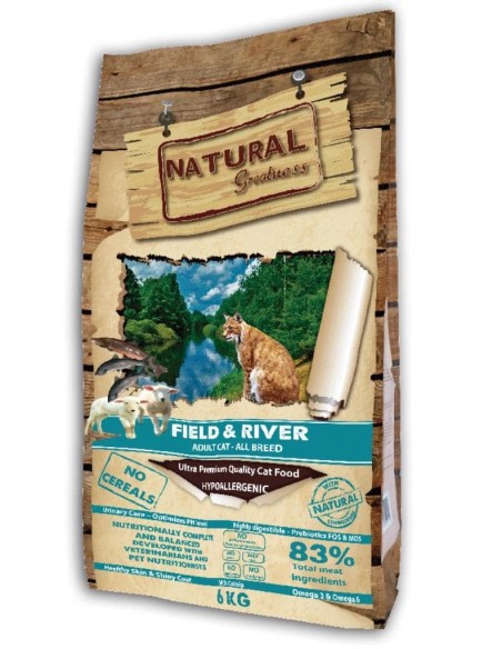 Natural Greatness Field and River Hipoalerginis maistas katėms