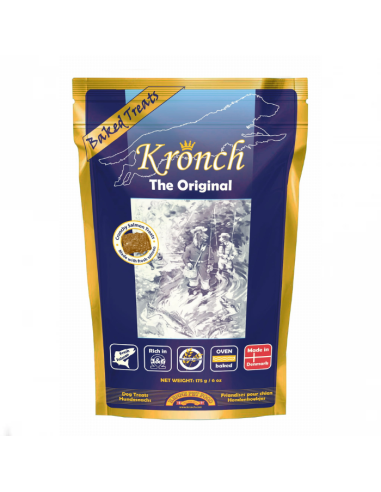 Kronch Original begrūdžiai skanėstai su lašiša šunims 175g