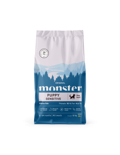 Monster Original Puppy Sensitive sausas maistas šuniukams su