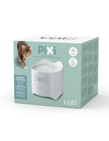 Kačių fontanėlis | fontanas katėms su nerūdijančio plieno viršumi