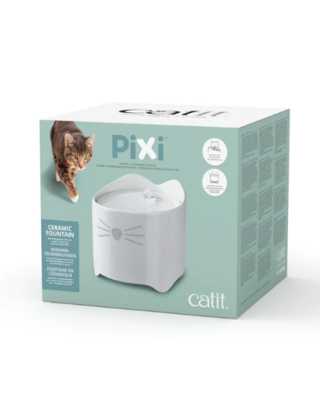 Kačių fontanėlis | fontanas katėms su nerūdijančio plieno viršumi