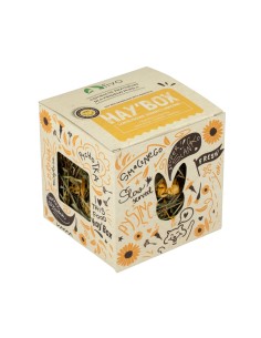 Tivo Hay’box žaislas su kiaulpienėmis ir medetkų žiedais, 60g